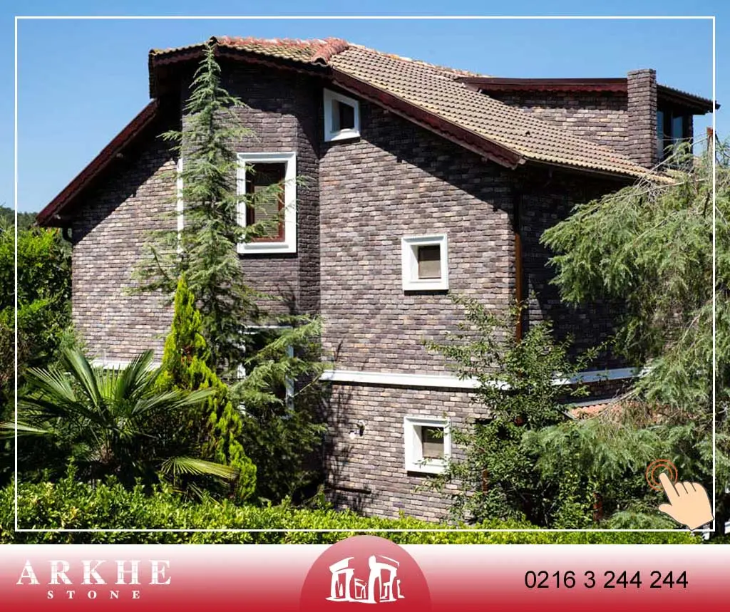 Villa Dış Cephe Tuğla Kaplama