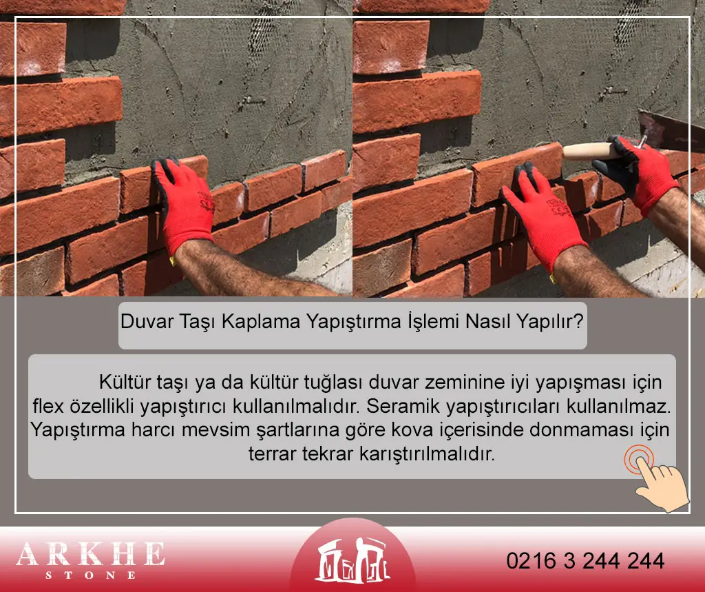 Duvar Taşı Kaplama Yapıştırma işlemi nasıl yapılır? 