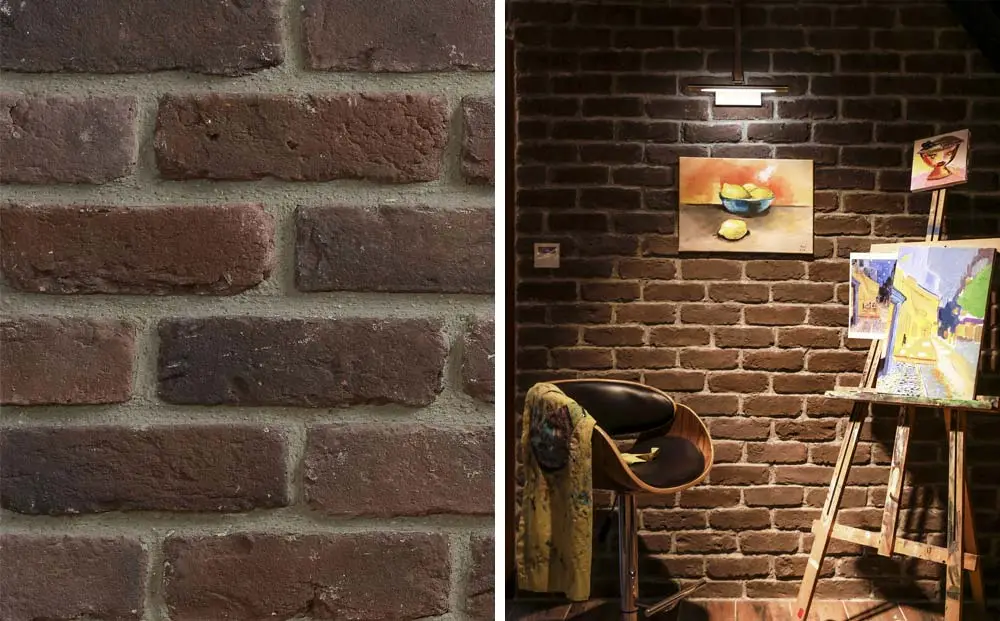 Kültür Tuğlası Authentic Brick Ascuas — uygulama görseli