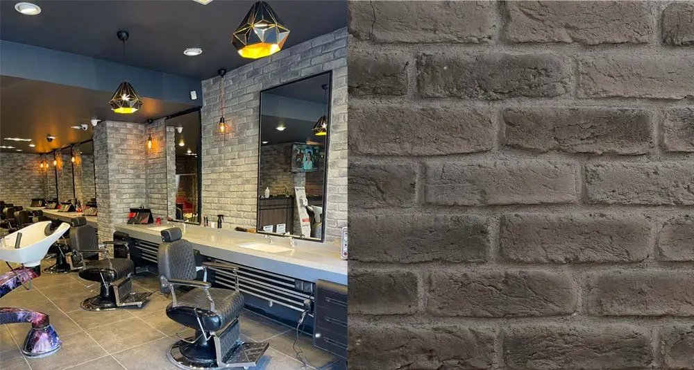 Kültür Tuğlası Old Brick Gris — uygulama görseli
