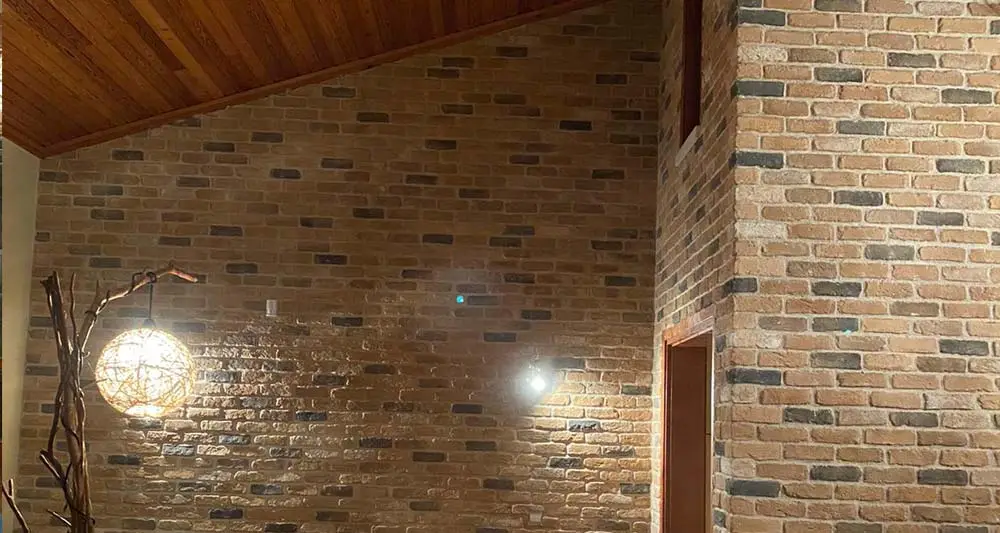 Kültür Tuğlası Old Brick Rosa — uygulama görseli