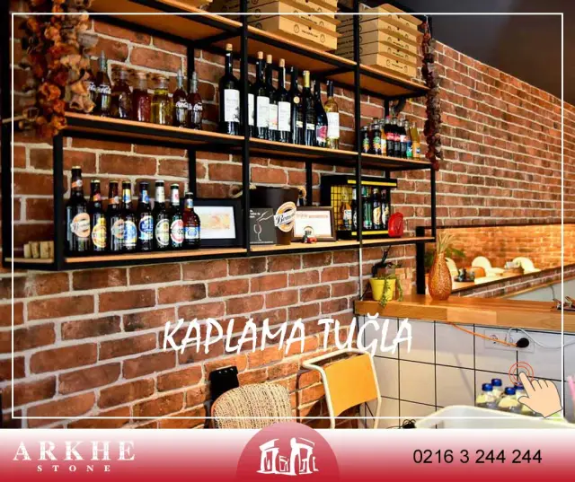 Kaplama Tuğla Cafe Restoran Mağaza Dekorasyonu