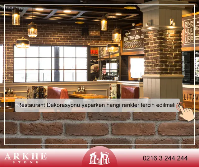 Restaurant Dekorasyonu yaparken hangi renkler tercih edilmeli ?
