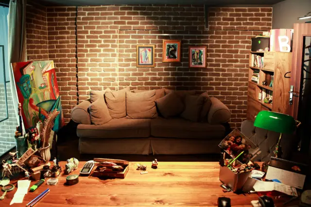 Kültür Tuğlası Old Brick Marron uygulama örneği