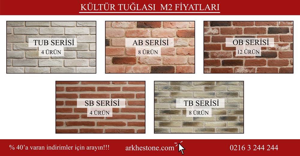 Kültür Tuğlası m2 Fiyatları